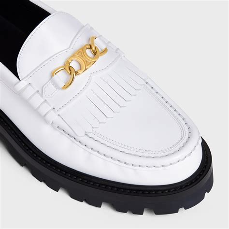 celine white loafer|Celine loafers shoes.